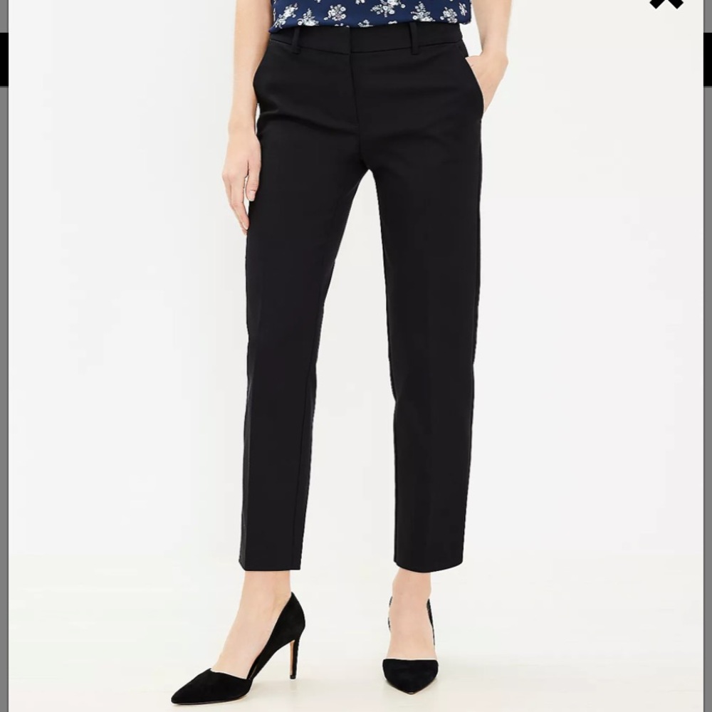 LOFT Black Riviera Slim Pants- NEVER WORN BEFORE